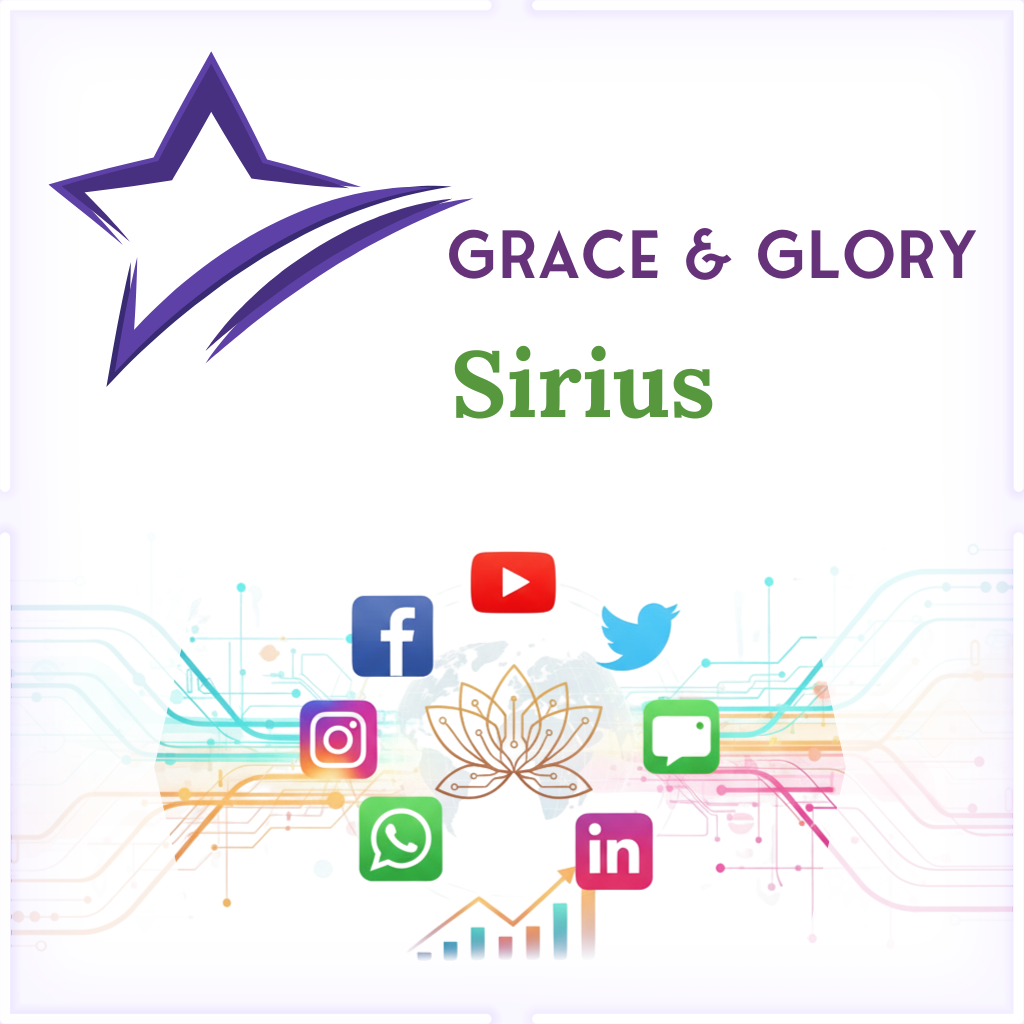 Grace & Glory Sirius Social Media Marketing Monthly Package