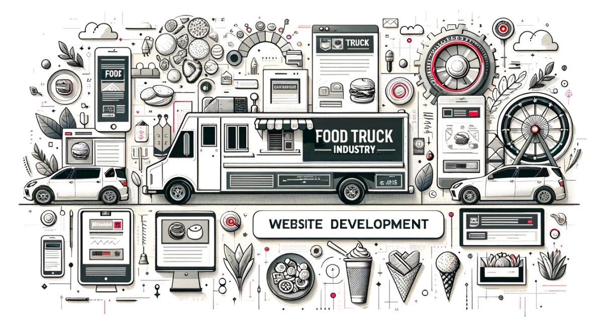 Online food truck business digital services